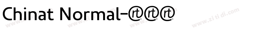 Chinat Normal字体转换